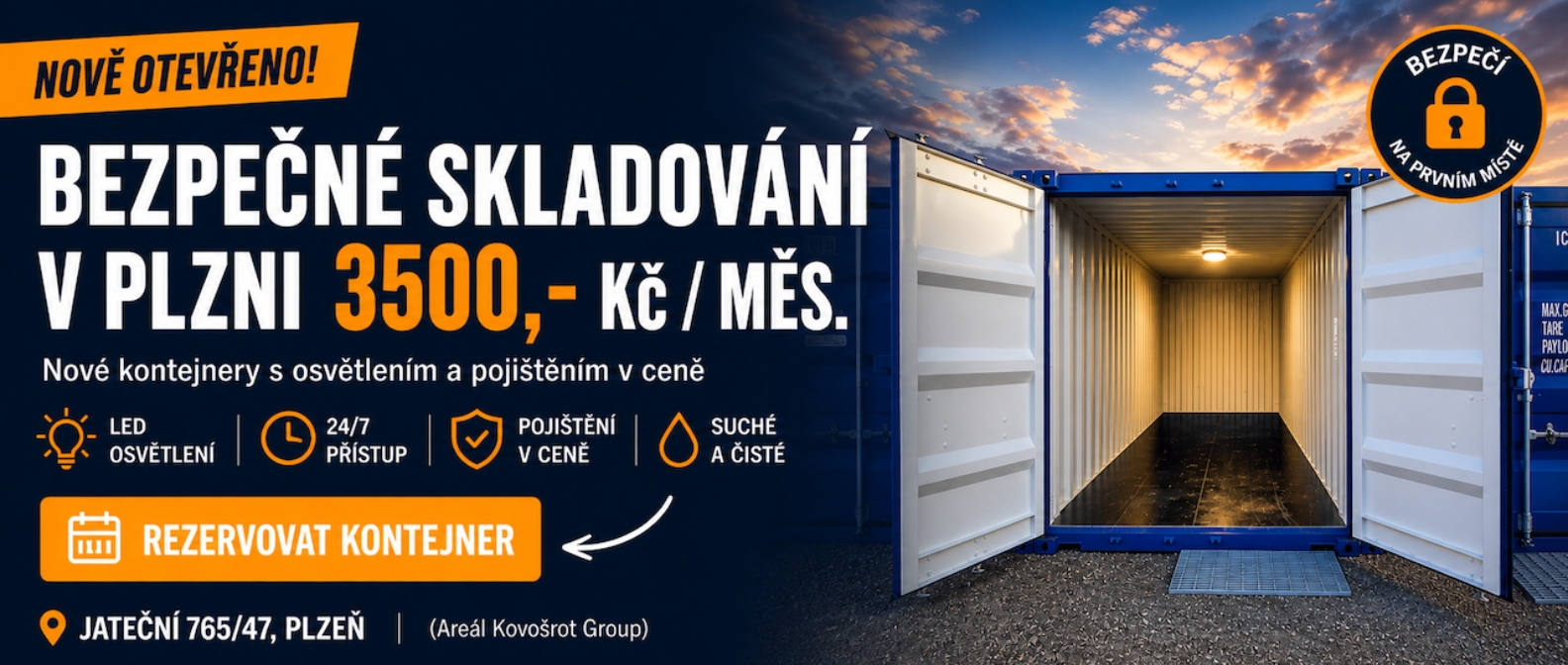Pronájem skladovacích kontejnerů